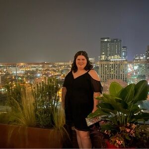 Black Cold Shoulder Romper